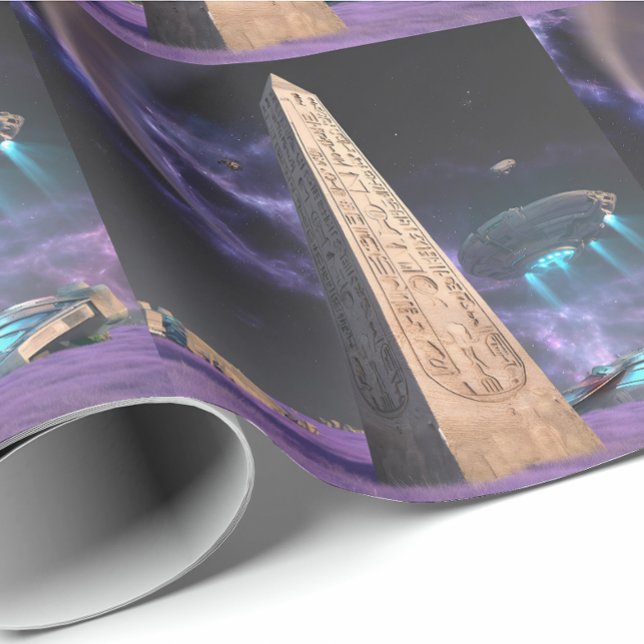 Science-Fiction-Geschenkpapier Geschenkpapier (Von Creator hochgeladen)