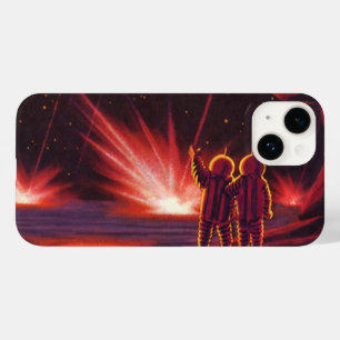 Science-Fiction-Klassiker: Außerirdischer auf rote Case-Mate iPhone Hülle