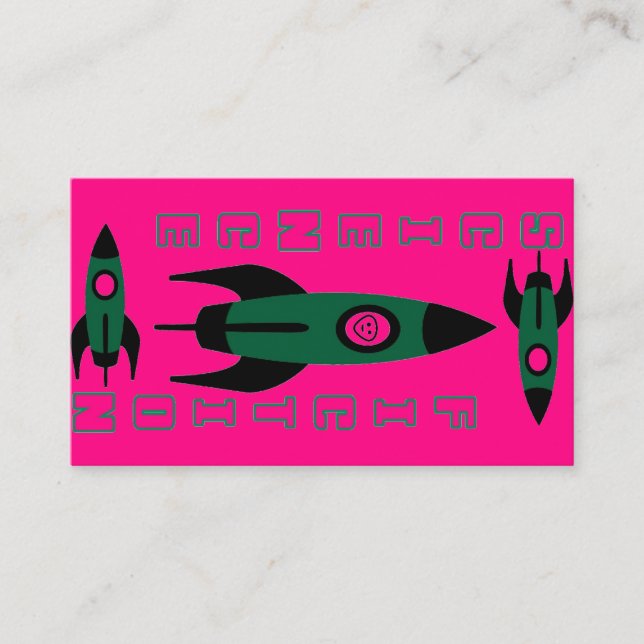 Science Fiction Lesezeichen Business Card Visitenkarte (Vorderseite)