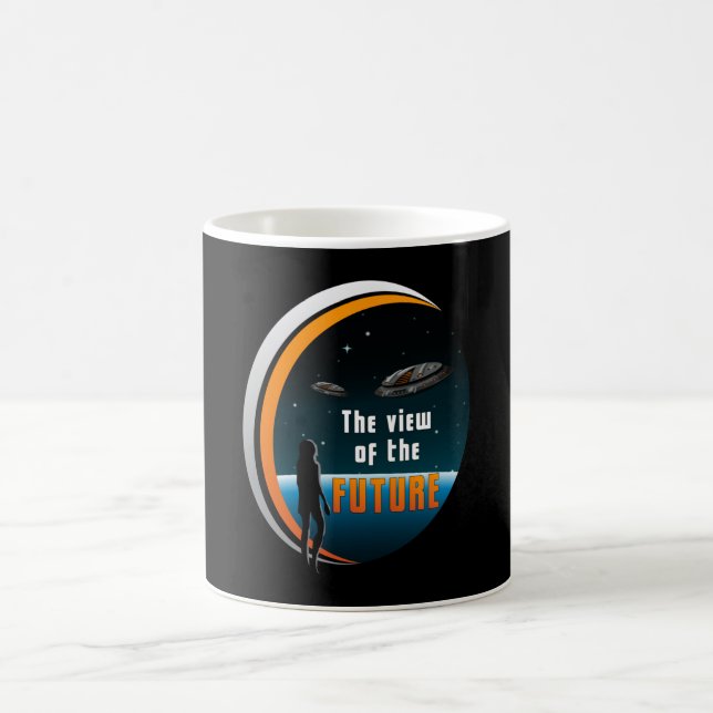 Science Fiction Ufo Space Alien Sci-Fi Funny Gift Kaffeetasse (Mittel)