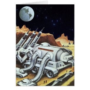 Science-fiction vintage, Station spatiale sur la L