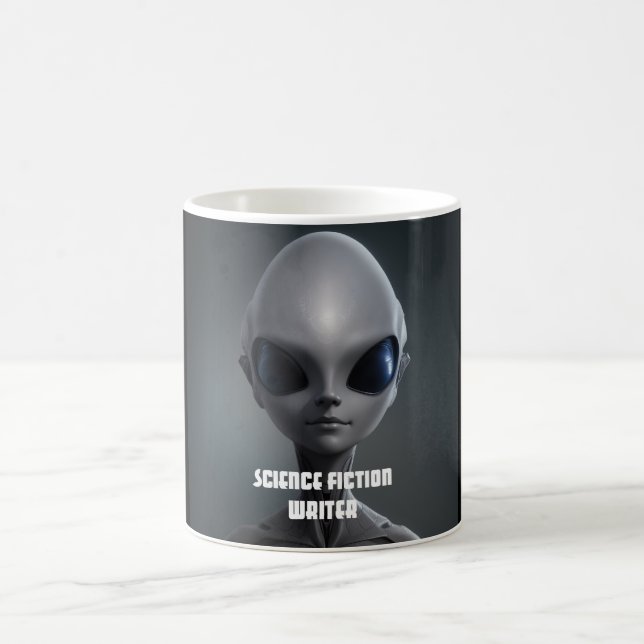 Science Fiction Writer Alien Sci-Fi Author Kaffeetasse (Mittel)