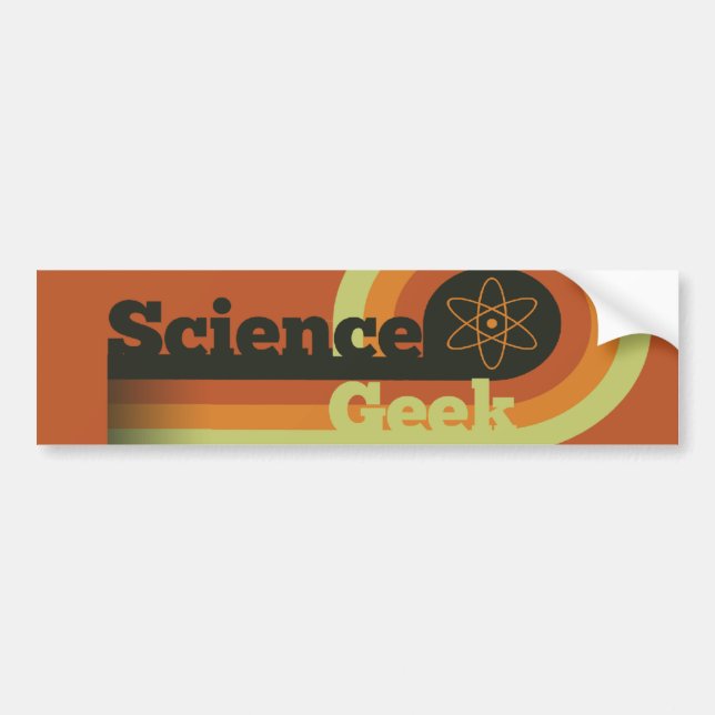Science Geek Autoaufkleber (Vorne)