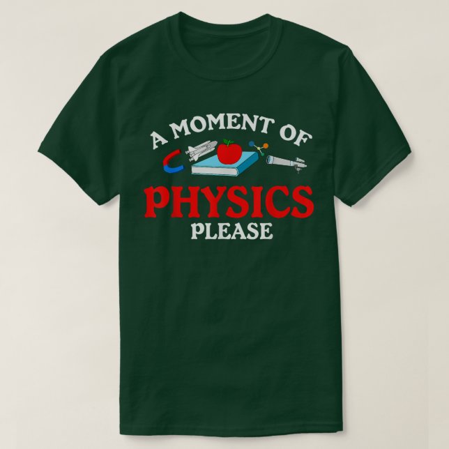 Science Geek Nerd Liebe Physik T-Shirt (Design vorne)