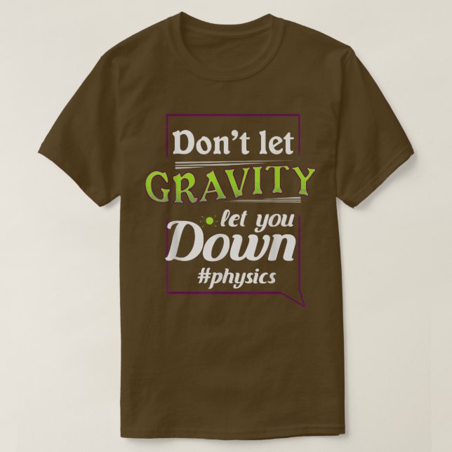 Science Geek Nerd Physik Puff T-Shirt (Design vorne)