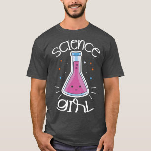 Science Girl Chemist-Periodensystem für eine lusti T-Shirt