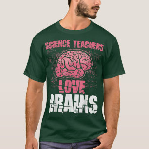 Science Halloween Science Teachers Liebe Brains T-Shirt