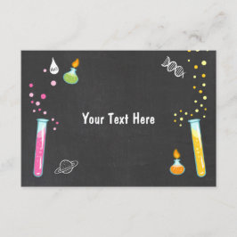 Science Insert card Science Party Experiment UAWG RSVP Karte