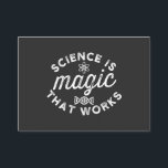 SCIENCE IS MAGIC THAT WORKS VISITENKARTE<br><div class="desc">FUNNY</div>