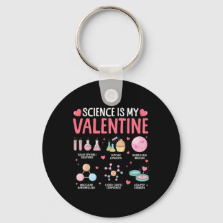 Science Is My Valentine Stem Love Chemistry Hearts Schlüsselanhänger