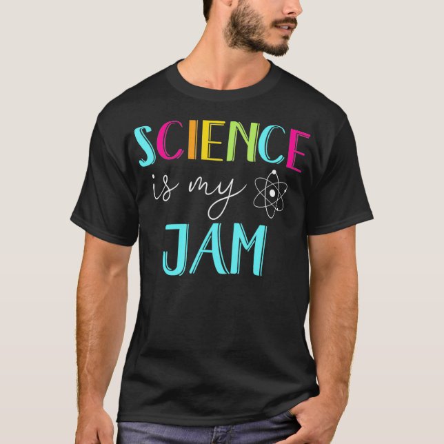 Science ist mein Niedlicher Wissenschaftslehrer im T-Shirt (Vorderseite)