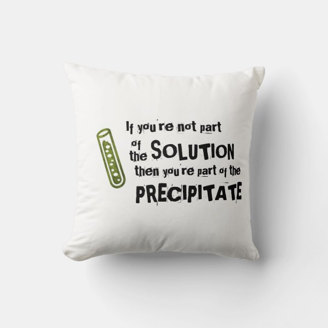 Science Joke Pillow Kissen (Vorderseite)