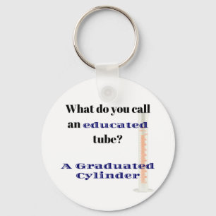 Science Joke Vater Joke Graduated Cylinder Schlüsselanhänger