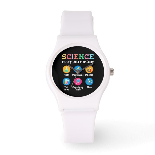 Science keeps you curious armbanduhr (Vorderseite)