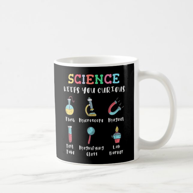 Science keeps you curious kaffeetasse (Rechts)