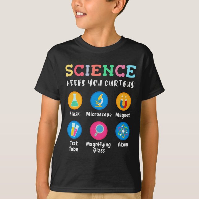 Science keeps you curious T-Shirt (Vorderseite)