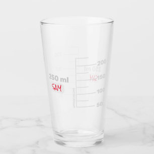 Science Lab Beaker Verre de boisson personnalisée