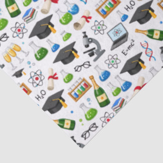 🎓 Science Lab Graduation Seidenpapier