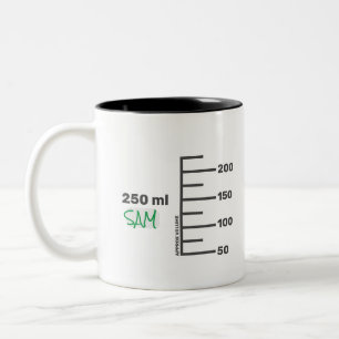 Science Labrador Beaker Personalisierte weiße Tass Zweifarbige Tasse