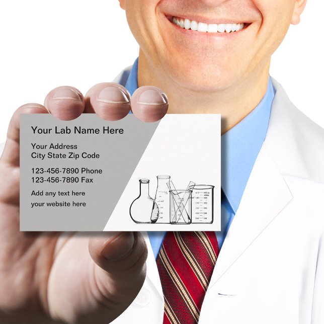 Science Labrador Theme Business Cards Visitenkarte (Von Creator hochgeladen)