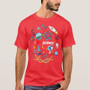 Science Lover, I Liebe Science T-Shirt