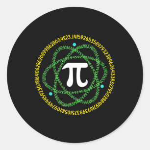 Science Mathematik Lehrer Shirts Runder Aufkleber