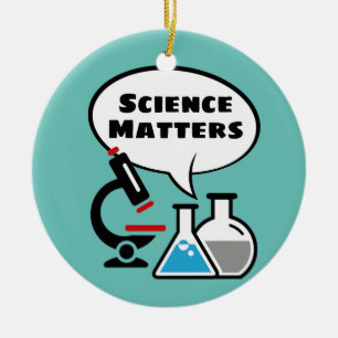 Science Matters Speech Bubble Design Ornament