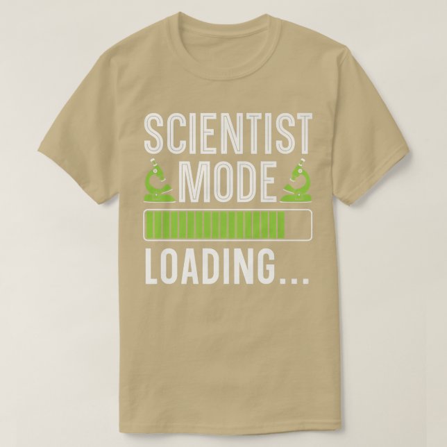 Science Mode Loading Scientific Biology Chemistry  T-Shirt (Design vorne)