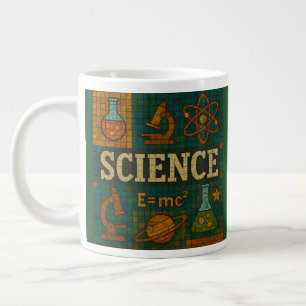 Science Mosaik Stil, ideal für ein Lehrergeschenk Jumbo-Tasse