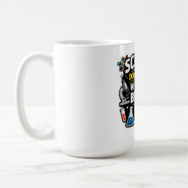 Science Over Belief – Funny Science Quote Design Kaffeetasse