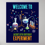 Science Party Begrüßungszeichen Poster<br><div class="desc">Herzlich willkommen in unserem Chemistry Set Welcome Sign - dem fantastischen Party zum naturwissenschaftlichen Kindergeburtstag! Dieses faszinierende Begrüßungszeichen zeichnet sich durch ein chemisches Set-Design mit neonfarbenen Akzenten aus, das den perfekten Ton für Ihre Wissenschaftsfeier bildet. Hang es am Eingang, um deine Gäste zu begrüßen und sie für einen Tag voller...</div>