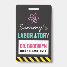 Science Party ID Abzeichen Ausweis