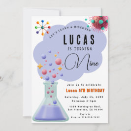 Science Party Invitation d'anniversaire