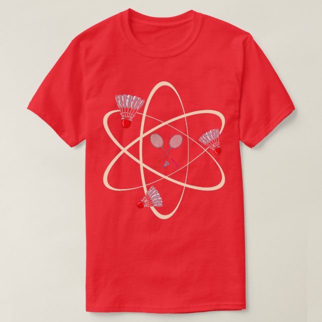 Science Proton Badminton T-Shirt (Design vorne)