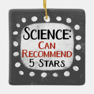 Science Review 5 Stars Ornament