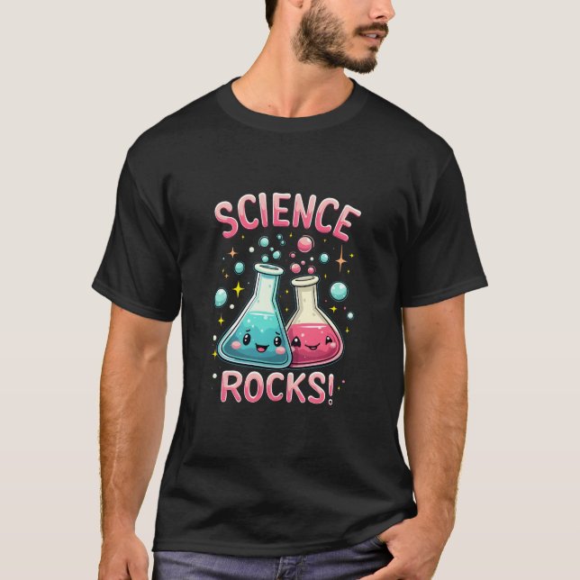Science rocks lustige niedlich Breakers T-Shirt (Vorderseite)