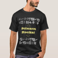 Science-Roks-Anweisung Grafikdesign-Typografie