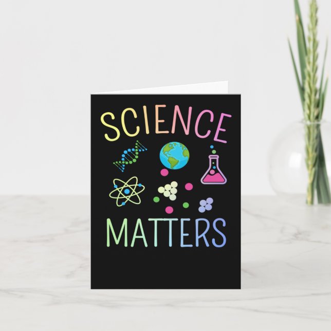 Science S - Funny Science Pucker Karte (Vorderseite)