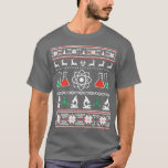 Science Scientist Ugly Sweater Funny Christmas  T-Shirt<br><div class="desc">Science Scientist Ugly Sweater Funny Christmas  .</div>