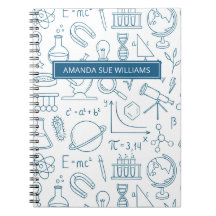 Science / Scientist - Your Name /Monogram Notebook