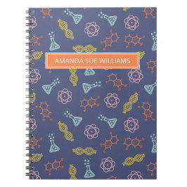 Science / Scientist - Your Name /Monogram Notebook Notizblock