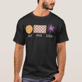 Science Shirt, Rock Paper Scissors Microorganismen T-Shirt
