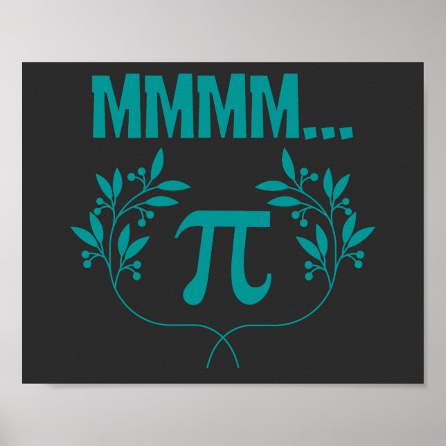 Science Spaß Mmmm Pi Day Poster (Vorne)