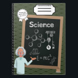 Science Spiral Foto Notebook Notizblock<br><div class="desc">Ein unterhaltsames Wissenschaftsdesign für die Back-to-School / Uni</div>