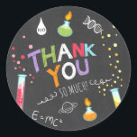 Science Sticker Vielen Dank Geburtstag Gefallen Ta<br><div class="desc">Ich finde deinen eigenen perfekten Aufkleber,  Cupcake Topper und Umschlag Aufkleber! Thema Wissenschaft.</div>