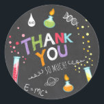 Science Sticker Vielen Dank Geburtstag Gefallen Ta<br><div class="desc">Ich finde deinen eigenen perfekten Aufkleber,  Cupcake Topper und Umschlag Aufkleber! Thema Wissenschaft.</div>