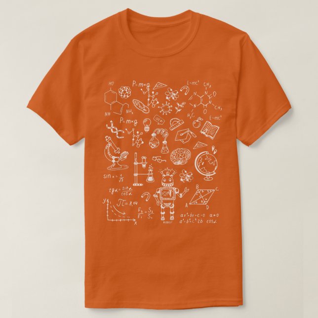 Science T Shirt Funny Physics Math Chemistry Biolo (Design vorne)