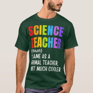 Science Teacher definiert Funny Back to School Fi T-Shirt
