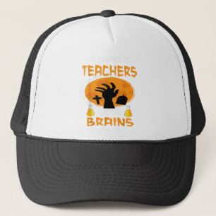 Science Teacher Liebe Brains Funny Halloween Truckerkappe
