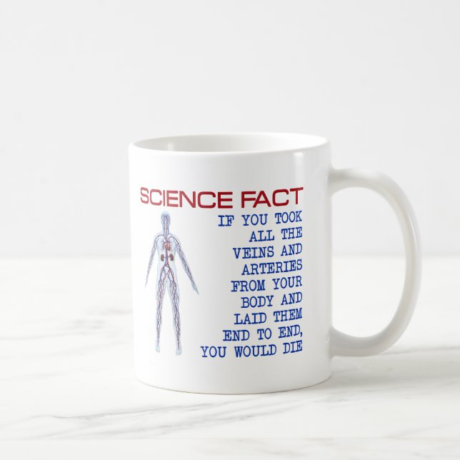Science Veins Funny Mug Kaffeetasse (Rechts)